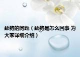舔狗的问题（舔狗是怎么回事 为大家详细介绍）