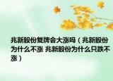 兆新股份复牌会大涨吗（兆新股份为什么不涨 兆新股份为什么只跌不涨）
