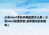 小米mix2手机参数配置怎么看（小米mix2配置参数 是你喜欢的参数吗）