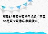 苹果8P是双卡双待手机吗（苹果8p是双卡双待吗 参数须知）