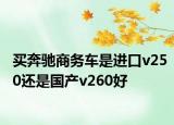 买奔驰商务车是进口v250还是国产v260好