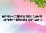 猪肉鸡肉一起炖的做法 需要什么食材呢（猪肉鸡肉一起炖的做法 需要什么食材）