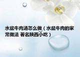 水盆牛肉汤怎么做（水盆牛肉的家常做法 著名陕西小吃）