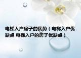 电梯入户房子的优势（电梯入户优缺点 电梯入户的房子优缺点）