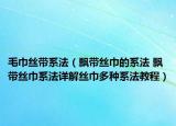 毛巾丝带系法（飘带丝巾的系法 飘带丝巾系法详解丝巾多种系法教程）