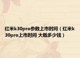 红米k30pro参数上市时间（红米k30pro上市时间 大概多少钱）