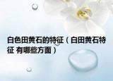 白色田黄石的特征（白田黄石特征 有哪些方面）