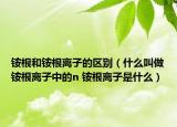 铵根和铵根离子的区别（什么叫做铵根离子中的n 铵根离子是什么）