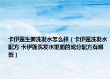 卡伊莲生姜洗发水怎么样（卡伊莲洗发水配方 卡伊莲洗发水里面的成分配方有哪些）