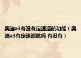 奥迪a3有没有定速巡航功能（奥迪a3有定速巡航吗 有没有）