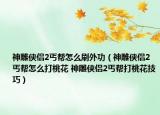 神雕侠侣2丐帮怎么刷外功（神雕侠侣2 丐帮怎么打桃花 神雕侠侣2丐帮打桃花技巧）