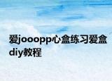 爱jooopp心盒练习爱盒diy教程