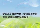 梦见儿子痛苦大哭（梦见儿子疼的大哭 这是坏事的征兆吗）