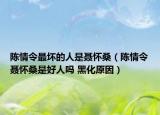 陈情令最坏的人是聂怀桑（陈情令聂怀桑是好人吗 黑化原因）