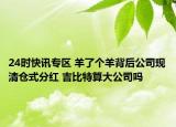 24时快讯专区 羊了个羊背后公司现清仓式分红 吉比特算大公司吗