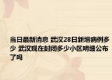 当日最新消息 武汉28日新增病例多少 武汉现在封闭多少小区明细公布了吗