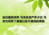 当日最新消息 马龙总资产多少亿 马龙为何娶了夏露以及不退役的原因