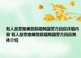 有人故意推搡致踩踏韩国警方回应详细内容 有人故意推搡致踩踏韩国警方回应具体介绍
