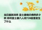 当日最新消息 富士康确诊病例多少例 郑州富士康八人间726宿舍发生了什么