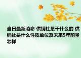 当日最新消息 供销社是干什么的 供销社是什么性质单位及未来5年前景怎样