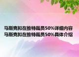 马斯克拟在推特裁员50%详细内容 马斯克拟在推特裁员50%具体介绍