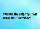 24时快讯专区 阿的江为什么被国家队除名 打球什么水平