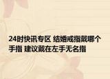 24时快讯专区 结婚戒指戴哪个手指 建议戴在左手无名指