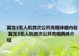 翼龙3无人机首次公开亮相详细内容 翼龙3无人机首次公开亮相具体介绍