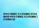 呼市女子跳楼后 女儿冲出被铁门拦住详细内容 呼市女子跳楼后 女儿冲出被铁门拦住具体介绍