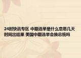 24时快讯专区 中期选举是什么意思几天时间出结果 美国中期选举会换总统吗