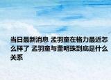 当日最新消息 孟羽童在格力最近怎么样了 孟羽童与董明珠到底是什么关系