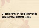 24时快讯专区 萨尔瓦多是哪个洲的国家简介显示用的是什么货币