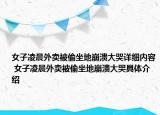 女子凌晨外卖被偷坐地崩溃大哭详细内容 女子凌晨外卖被偷坐地崩溃大哭具体介绍