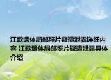 江歌遗体局部照片疑遭泄露详细内容 江歌遗体局部照片疑遭泄露具体介绍
