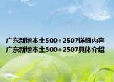 广东新增本土500+2507详细内容 广东新增本土500+2507具体介绍