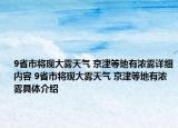 9省市将现大雾天气 京津等地有浓雾详细内容 9省市将现大雾天气 京津等地有浓雾具体介绍