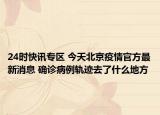 24时快讯专区 今天北京疫情官方最新消息 确诊病例轨迹去了什么地方