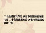 二十条措施发布后 多省市调整防疫详细内容 二十条措施发布后 多省市调整防疫具体介绍