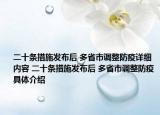 二十条措施发布后 多省市调整防疫详细内容 二十条措施发布后 多省市调整防疫具体介绍