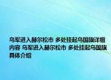 乌军进入赫尔松市 多处挂起乌国旗详细内容 乌军进入赫尔松市 多处挂起乌国旗具体介绍