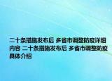 二十条措施发布后 多省市调整防疫详细内容 二十条措施发布后 多省市调整防疫具体介绍