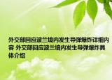 外交部回应波兰境内发生导弹爆炸详细内容 外交部回应波兰境内发生导弹爆炸具体介绍