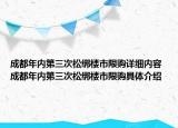 成都年内第三次松绑楼市限购详细内容 成都年内第三次松绑楼市限购具体介绍