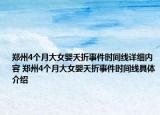 郑州4个月大女婴夭折事件时间线详细内容 郑州4个月大女婴夭折事件时间线具体介绍