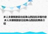 多人未做核酸却出结果山西回应详细内容 多人未做核酸却出结果山西回应具体介绍