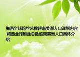 梅西全球粉丝总数超南美洲人口详细内容 梅西全球粉丝总数超南美洲人口具体介绍