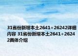 31省份新增本土2641+26242详细内容 31省份新增本土2641+26242具体介绍