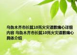 乌鲁木齐市长就10死火灾道歉痛心详细内容 乌鲁木齐市长就10死火灾道歉痛心具体介绍