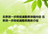 北京进一步降低通勤率详细内容 北京进一步降低通勤率具体介绍