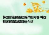 韩国球迷冒雨助威详细内容 韩国球迷冒雨助威具体介绍
